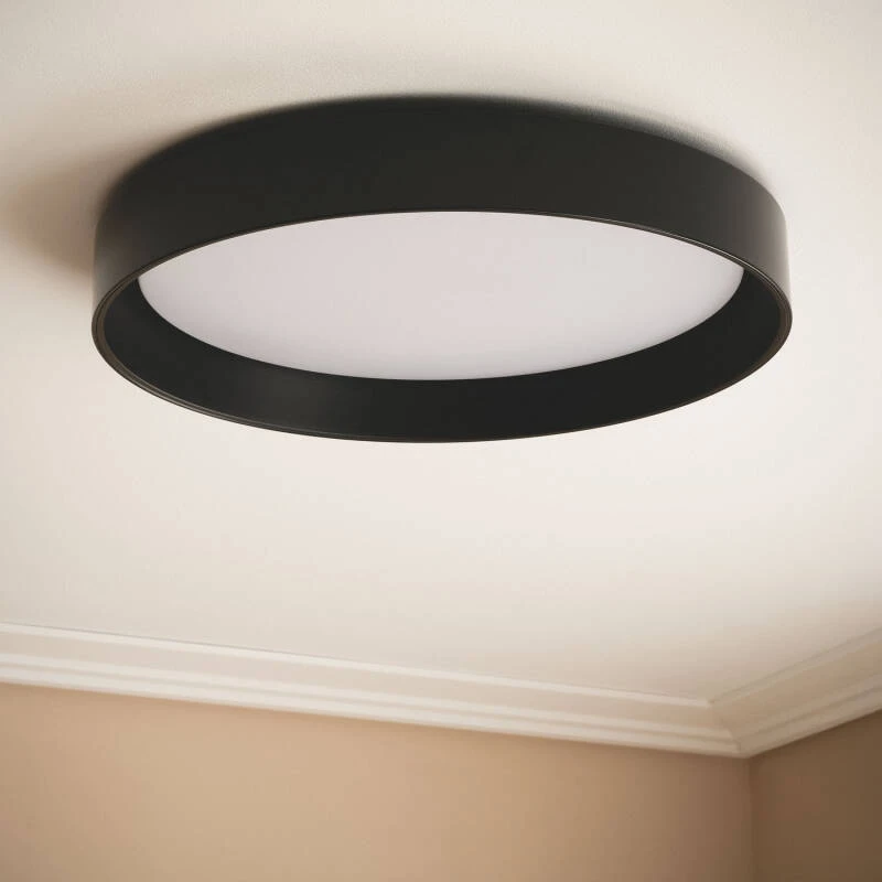 Plafon LED 30W Circular Metal Ø550 mm CCT Seleccionável Big Broadwey