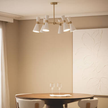 Imagem de Candeeiro de Teto Alumínio 6 Focos Jigger 