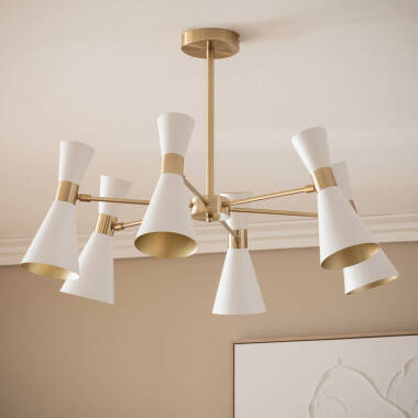 Imagem de Candeeiro de Teto Alumínio 6 Focos Jigger 