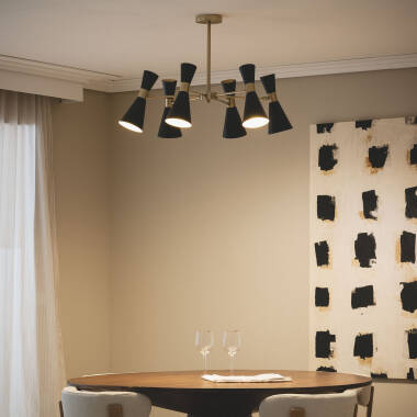 Imagem de Candeeiro de Teto Alumínio 6 Focos Jigger