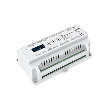 Controlador Regulador DALI/DMX de 8 Canais SKYDANCE DH8 para Carril DIN