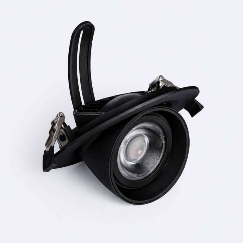 Imagem de Downlight LED Circular Direcionável Chip OSRAM 120 lm/W LIFUD Corte Ø 160 mm Preto