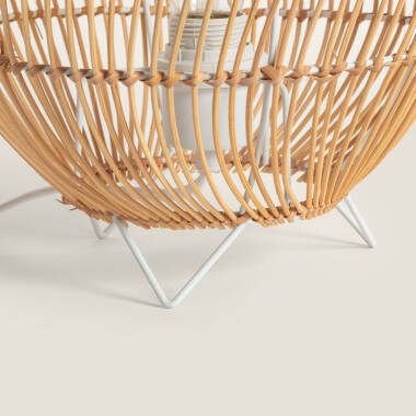 Imagen de Lámpara de Mesa de Ratán Sagra