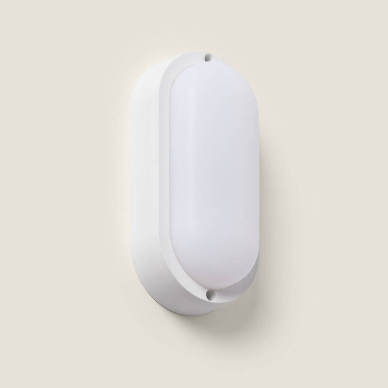Imagem de Plafon LED 15W Oval para Exterior 85x173 mm IP65 Hublot White