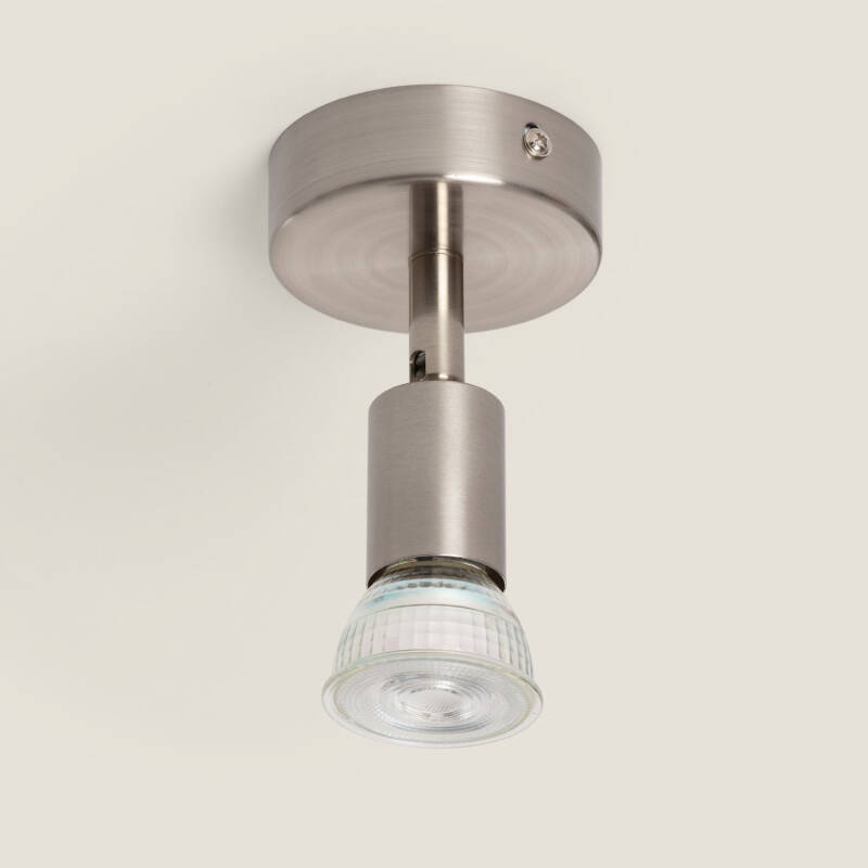 Imagen de Aplique Orientable Aluminio Oasis 1 Foco Plata