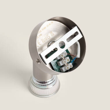 Imagen de Aplique Orientable Aluminio Oasis 1 Foco Plata