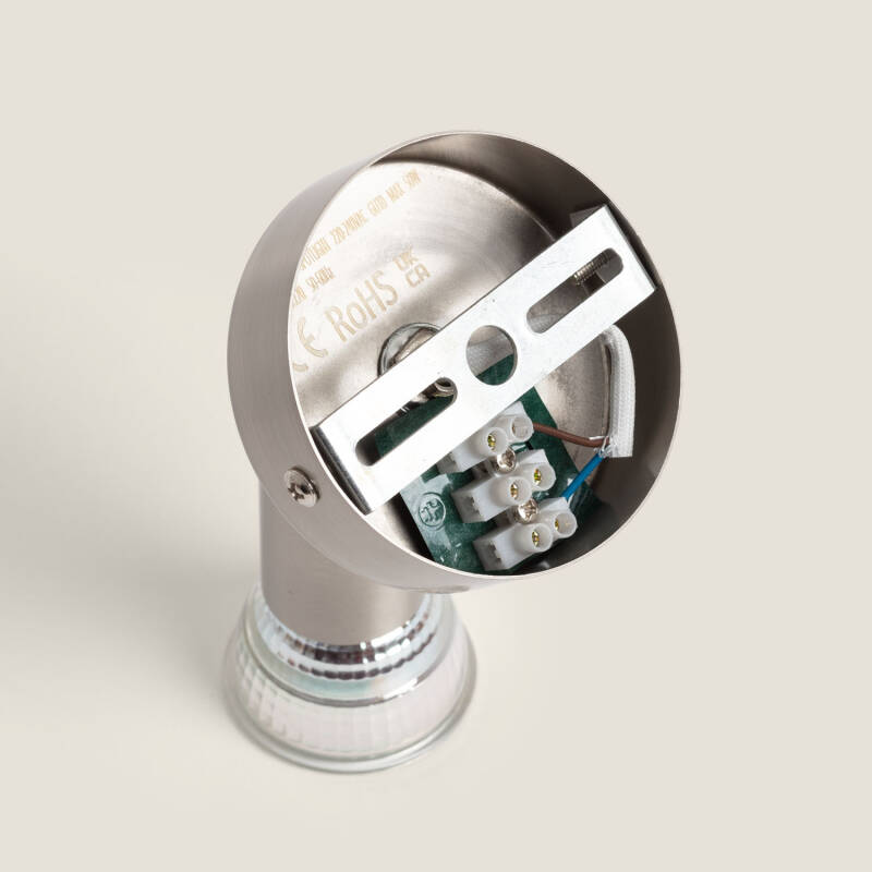 Imagen de Aplique Orientable Aluminio Oasis 1 Foco Plata