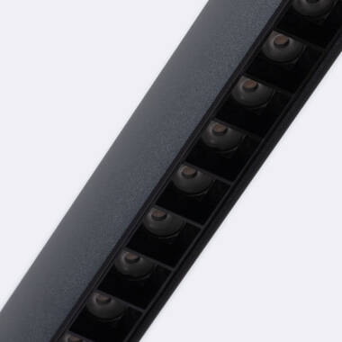 Imagen de Lámpara Colgante Lineal LED 42W Aluminio Blanco Seleccionable Iluminación Doble Cara Funky Zapp