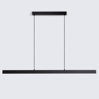 Lámpara Colgante Lineal LED 42W Aluminio Blanco Seleccionable Iluminación Doble Cara Funky Chaka