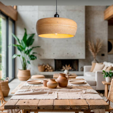 Imagen de Lámpara Colgante Bambú Shuka Sari ILUZZIA