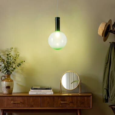 Imagen de Lámpara Colgante Cristal Olivo