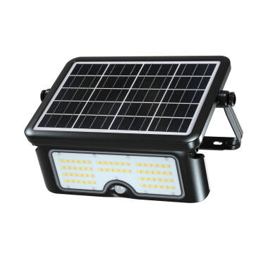 Foco Projetor LED Solar IP65 com Sensor de Movimento PIR e Crepuscular