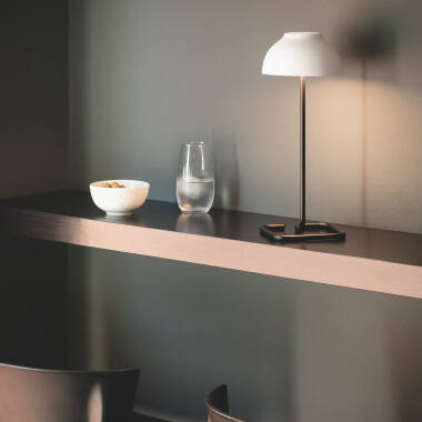 Imagen de Lámpara de Mesa LED Portátil para Exterior con Batería USB Recargable Carlo