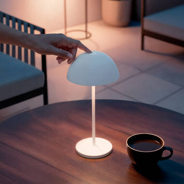 Imagen de Lámpara de Mesa LED Portátil Exterior con Batería USB Recargable Mugla