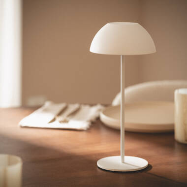 Imagen de Lámpara de Mesa LED Portátil Exterior con Batería USB Recargable Mugla