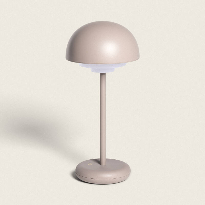 Imagen de Lámpara de Mesa LED Portátil Exterior con Batería USB Recargable Metal Galdan