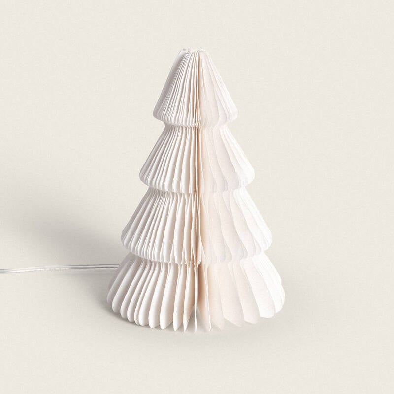 Imagen de Árbol de Navidad LED de Papel con Batería Likasi