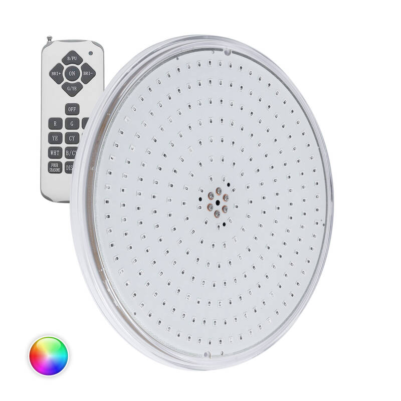 Imagem de Lâmpada Piscina LED RGB Submersível Slim 12V AC 20W IP68 PAR56