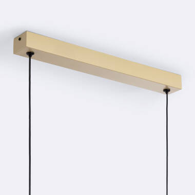 Imagen de Lámpara Colgante Lineal LED 42W Aluminio Blanco Seleccionable Iluminación Doble Cara Funky Kool