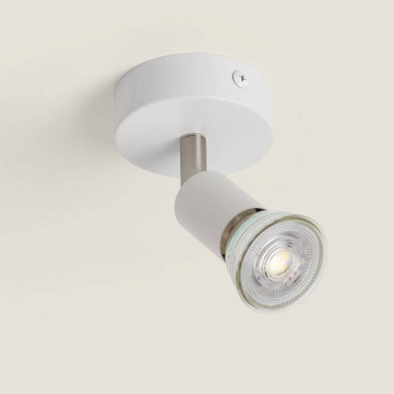Imagen de Aplique Orientable Aluminio 1 Foco Oasis Blanco