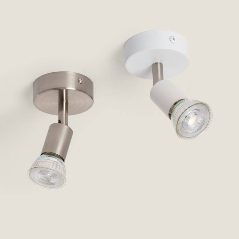 Imagen de Aplique Orientable Aluminio 1 Foco Oasis Blanco