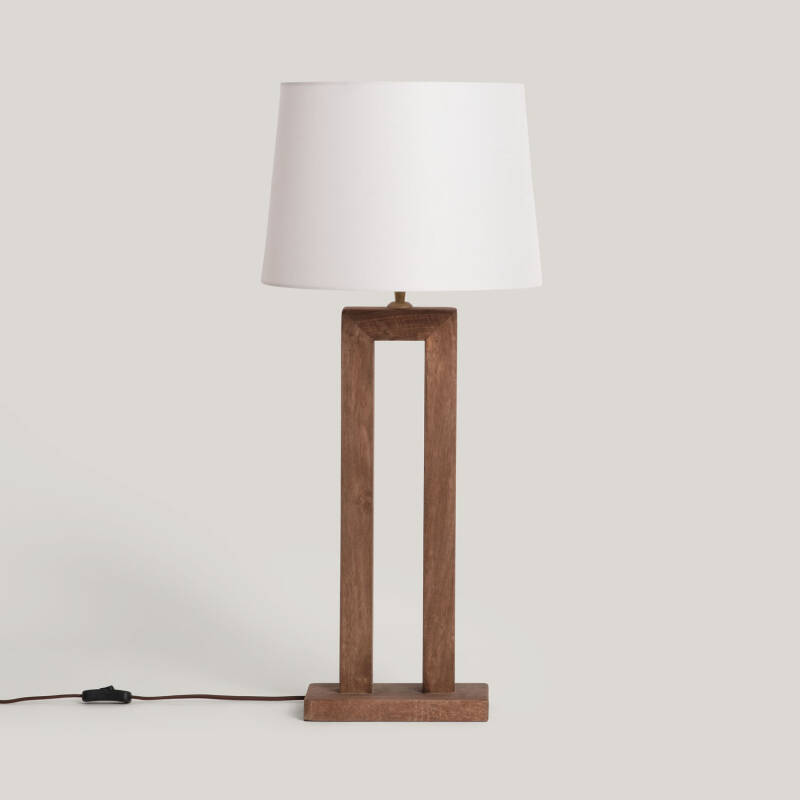 Imagen de Lámpara de Mesa Madera Abner