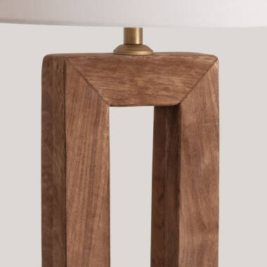 Imagem de Candeeiro de Pé Madeira Abner