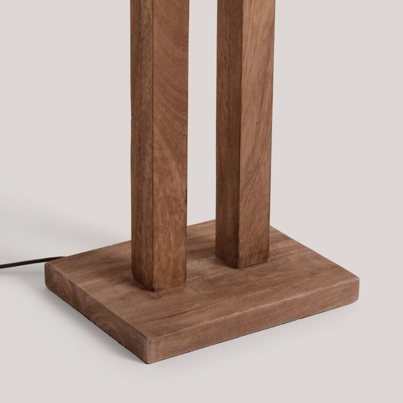 Imagem de Candeeiro de Pé Madeira Abner