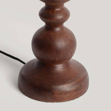 Imagem de Candeeiro de Mesa Madeira Stuvan