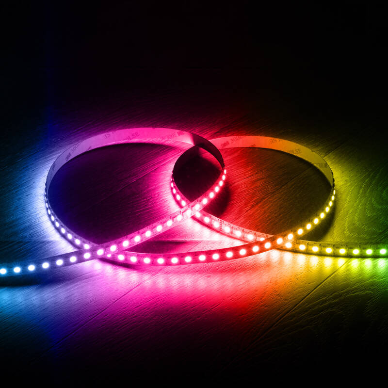 Imagem de Fita LED 24V RGB+CCT SMD 216 LED/m 5m 18W/m Largura 10mm Corte 5cm IP20