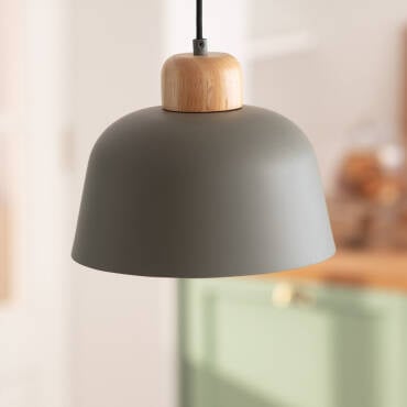 Fotografía del producto: Lámpara Colgante Metal y Madera Wawak