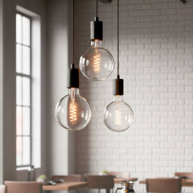 Lámpara Colgante 3 Focos Metal Cascade