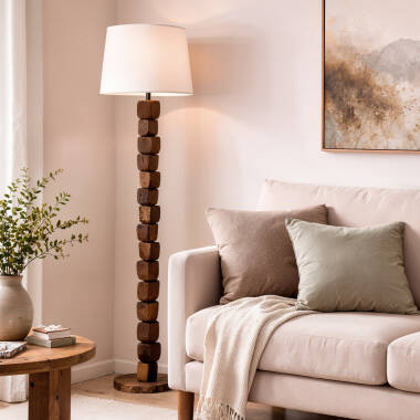 Lámpara de Pie Madera Dagmar