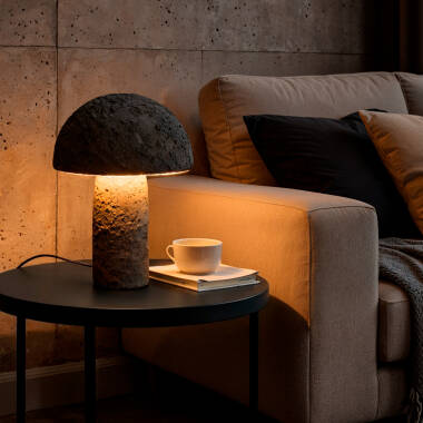 Lámpara de Mesa Cemento Oscuro Besnica