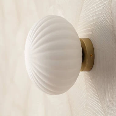 Aplique de Pared Cristal y Metal Celina