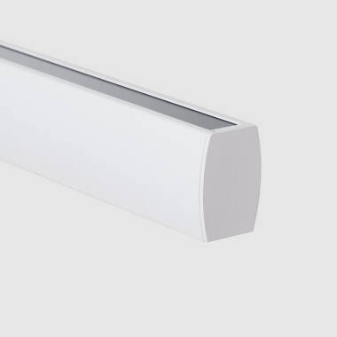 Imagen de Lámpara Colgante Lineal LED 42W Aluminio Blanco Seleccionable Iluminación Doble Cara Funky Zapp