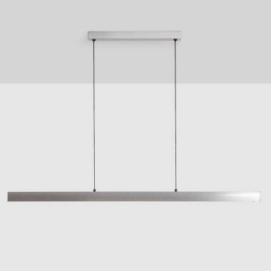 Imagen de Lámpara Colgante Lineal LED 42W Aluminio Blanco Seleccionable Iluminación Doble Cara Funky Zapp