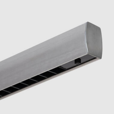 Imagen de Lámpara Colgante Lineal LED 42W Aluminio Blanco Seleccionable Iluminación Doble Cara Funky Zapp