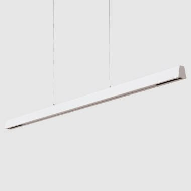 Lámpara Colgante Lineal LED 42W Aluminio Blanco Seleccionable Iluminación Doble Cara Funky Chaka