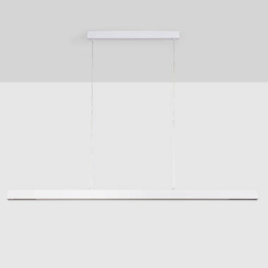 Imagen de Lámpara Colgante Lineal LED 42W Aluminio Blanco Seleccionable Iluminación Doble Cara Funky Chaka