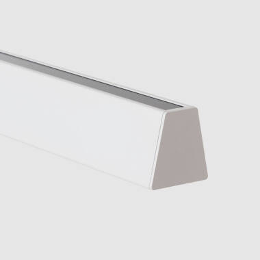 Imagen de Lámpara Colgante Lineal LED 42W Aluminio Blanco Seleccionable Iluminación Doble Cara Funky Chaka