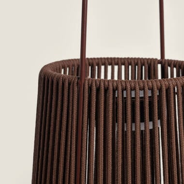 Imagem de Lâmpada de Piso Exterior Solar LED 0,5W Cordão Vriesia Cilíndrica