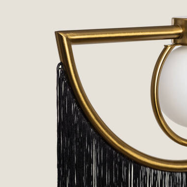 Imagem de Candeeiro Suspenso Metal com Franjas Dalila