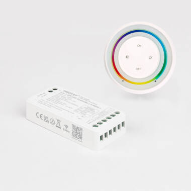 Controlador Regulador RGBW 12/24V DC + Comando RF Rainbow MiBoxer