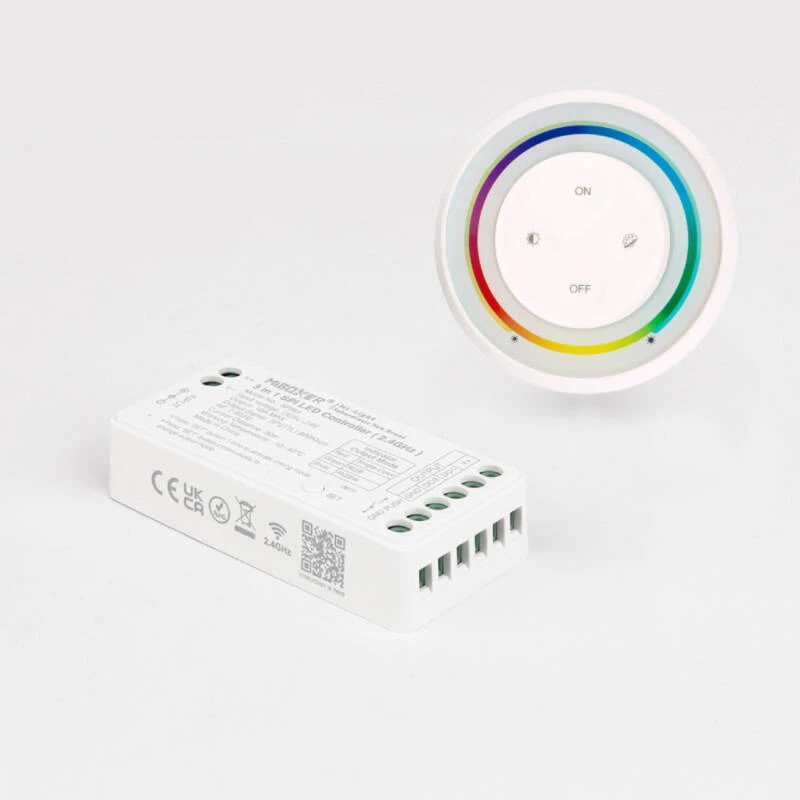 Imagem de Controlador Regulador RGBW 12/24V DC + Comando RF Rainbow MiBoxer