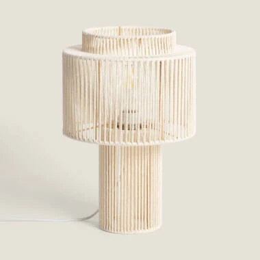 Candeeiro de Mesa com Cordão de Algodão Alma