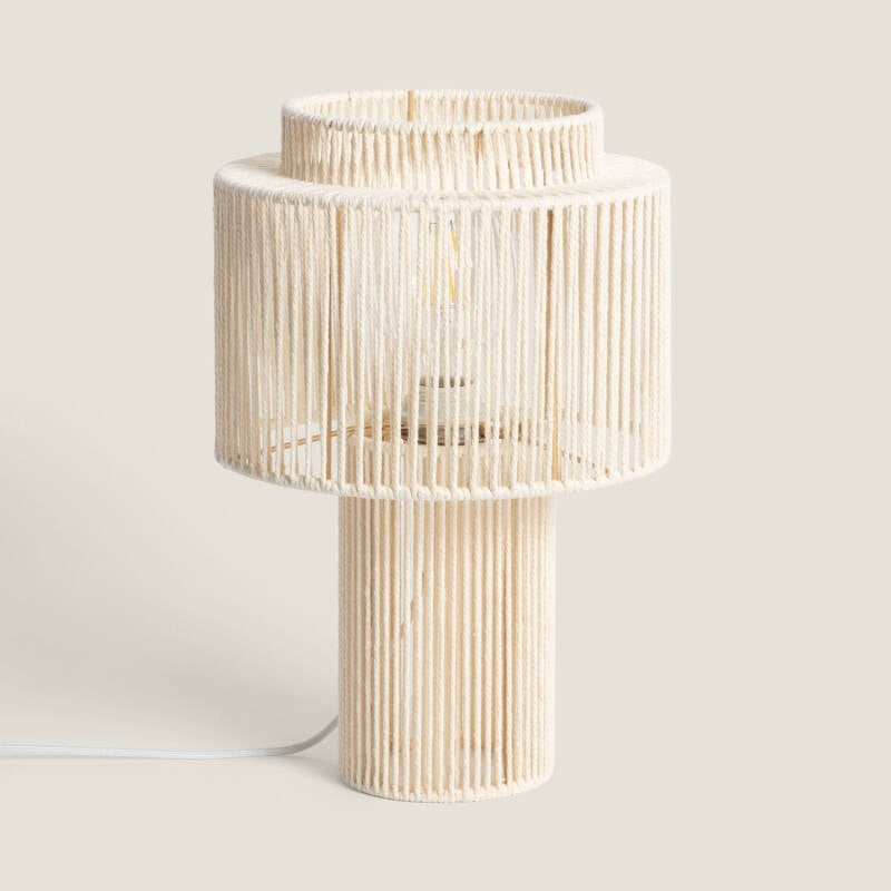 Imagem de Candeeiro de Mesa com Cordão de Algodão Alma