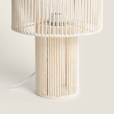 Imagen de Lámpara de Mesa de Cuerda de Algodón Alma