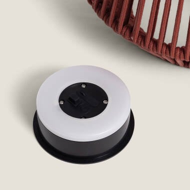 Imagem de Candeeiro de Mesa Solar Tali com Corda para Exterior