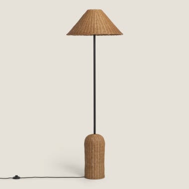 Lámpara de Pie de Ratán Nala